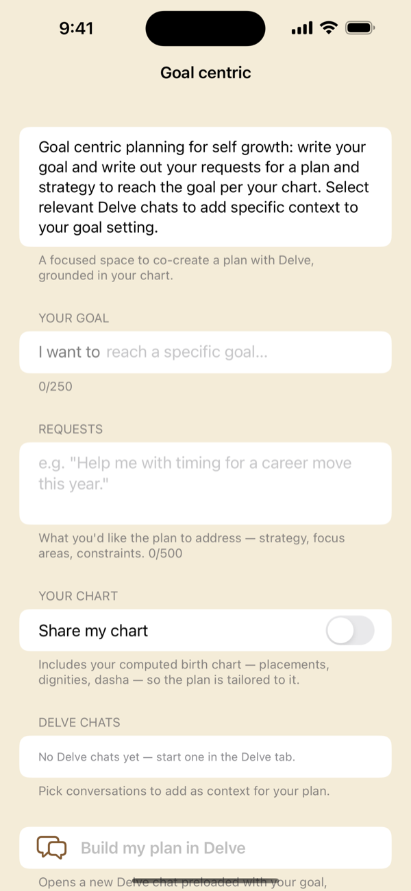 Goal-centric planning